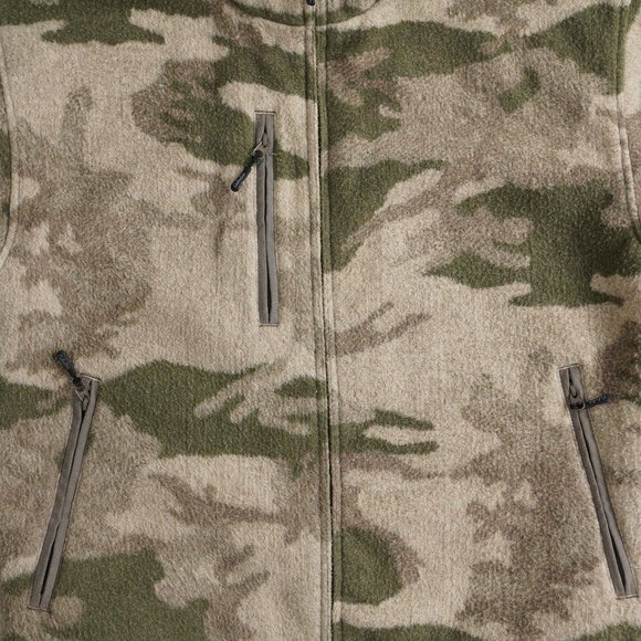 Cabela's Jackets & Coats Cabelas Outfitters Wooltimate Windshear Berber Fleece Camo Jacket
